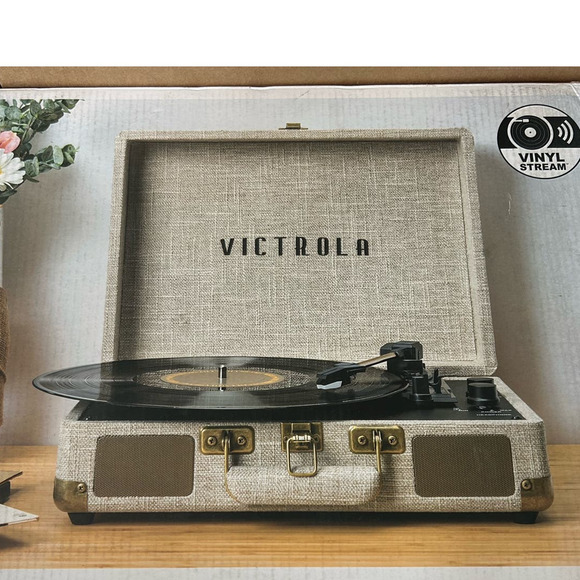 Victrola Journey+ Portable Turntable: Classic Vinyl Experience Record Player - Picture 7 of 8